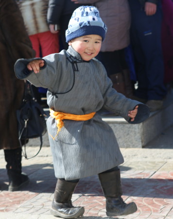 Mongolia Boy by Yves Monnier