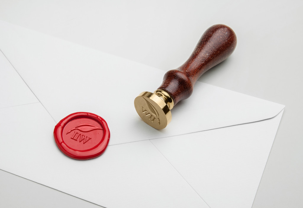 Wax Seal Stamp PSD MockUp